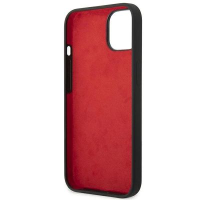 7. Ferrari FEHCP14SSIBBK iPhone 14 6.1" schwarz/schwarz Hardcase Silikon-Metall-Logo