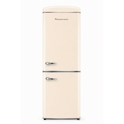 Ravanson LKK-315RC Retro-Kühlschrank 597 mm x 707 mm x 1943 mm | 315 l | No Frost | Energieeffizienzklasse E | Creme