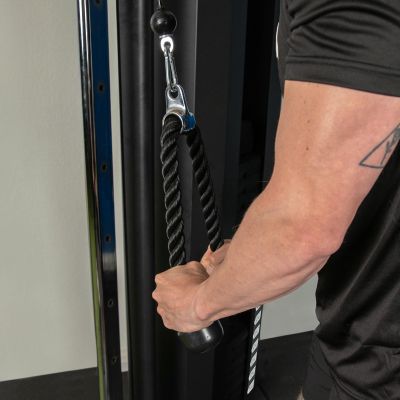 36. VIRTUFIT CC100 KABELÜBERGREIFEND - DOPPELTE VERSTELLBARE SEILROLLE - FUNKTIONSTRAINER