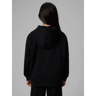 2. Mädchen-Sweatjacke mit Kapuze im Loose Fit 4F 4FJRMM00TSWSF2713-20S
