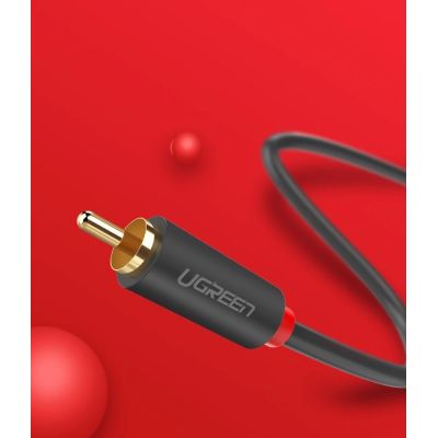 15. Ugreen AV104 10518 Audiokabel 2RCA (männlich) / 2RCA (männlich) 2 m – grau
