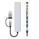 6. Tech-Protect HB06 HUB Adapter 8in1 TYPE-C + USB2.0 + USB3.0 + SD/TF + AV3.5 - grau