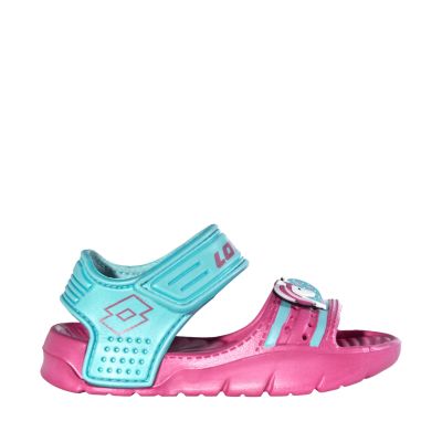 Lotto Simma Kindersandalen, rosa und blau, 2601090 4053