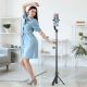 5. Tech-Protect L04S Bluetooth-Selfie-Stick mit Stativ bis 95 cm und 360°-Kopf – Schwarz