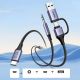 6. Ugreen Audio-Adapter mit Ladefunktion 2-in-1 USB-C - USB-A/C + Miniklinke - Schwarz