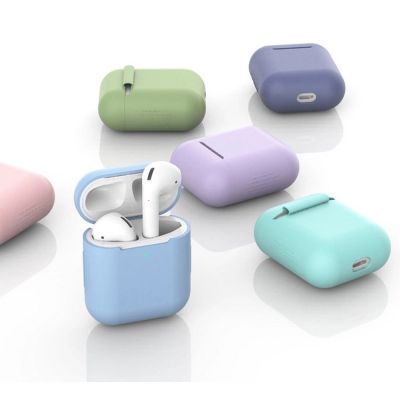 3. Tech-Protect Icon-Hülle für AirPods 1/2 – Schwarz