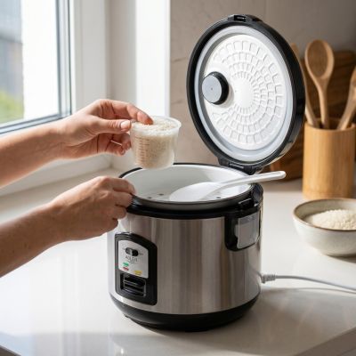 8. Adler AD 6406 Reistopf (1,5 l; Edelstahl)
