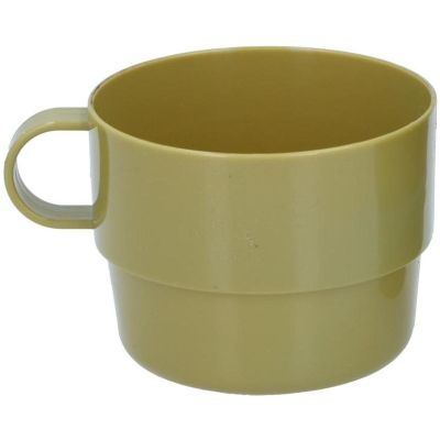 6. CAMP ACTIVE Khaki Reisebecher, 4 Stück