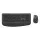 6. Logitech Signature Comfort Plus Combo MK880 Business Tastatur und Maus inklusive, universeller USB- und Bluetooth-Anschluss, QWERTZ-Tastatur, deutsches Graphit-Design