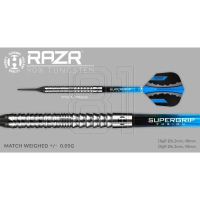 2. Harrows Razr Darts 90 % Softip HS-TNK-000013378