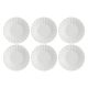 Set mit 6 Ducale Suppentellern – Weiß, 22 cm