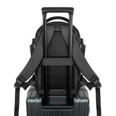 27. Wozinsky WPW-20L Reiserucksack mit Laptopfach, 40 x 20 x 25 cm, für Gepäckaufbewahrung – Schwarz