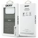 8. DKNY Hülle mit sich wiederholendem Texturmuster und Ton-in-Ton-Streifen für iPhone 17 Pro Max – Schwarz