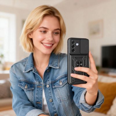6. Tech-Protect CamShield Pro Hülle für Samsung Galaxy A37 5G - Schwarz