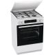 4. GORENJE GKS6C71WF Gas-Elektro-Herd 60 cm | Heißluftfrittieren | Extra Dampf | Auftauen | Weiß