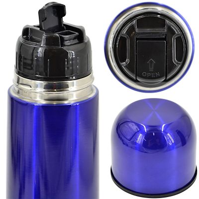 4. THERMOSFLASCHE 500 ML BLAU STAMINA