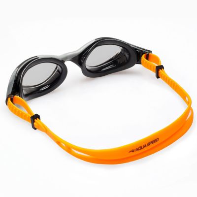 3. Aqua Speed Aquilo Schwimmbrille Schwarz und Gelb 62649-75