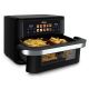 2. Tristar Doppel-Heißluftfritteuse 10L, autonom, 2800W, Schwarz, Edelstahl