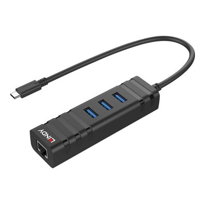 2. Lindy 43249 USB 3.2 Gen 1 (3.1 Gen 1) Typ-C Hubs und Konzentratoren 5000 Mbit/s Schwarz