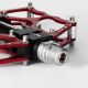 3. Rockbros JT201012LR 2010-12L Aluminium-Plattformpedale für Fahrräder – Rot