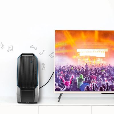 16. Ugreen Unidirektionales DisplayPort-zu-HDMI-Kabel 4K 30 Hz 32 AWG 1,5 m Schwarz (DP101 10239)