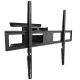 4. MACLEAN TV-WAND, max. VESA 800x600, 43-100", 80 kg, vertikale und horizontale Winkelverstellung, Profil 50-500 mm, Schwarz, MC-423