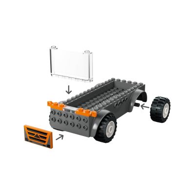 8. LEGO City 60491 Motorradtransporter