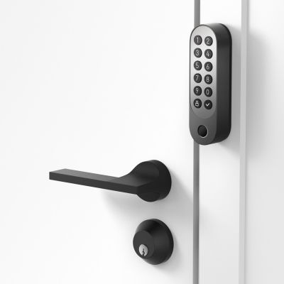 3. Aqara Smart Lock U200 Kit Schwarz | Intelligentes Türschloss | HomeKit, Gewinde, Bluetooth 5.1, NFC