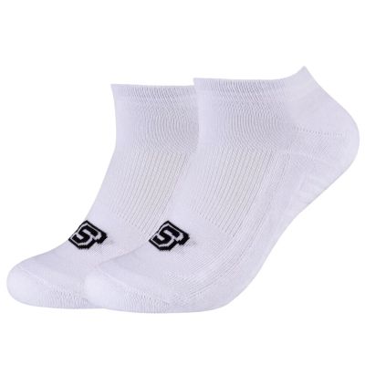 Skechers 2PPK Basic Gepolsterte Sneakersocken SK43024-1000 Weiß 39-42