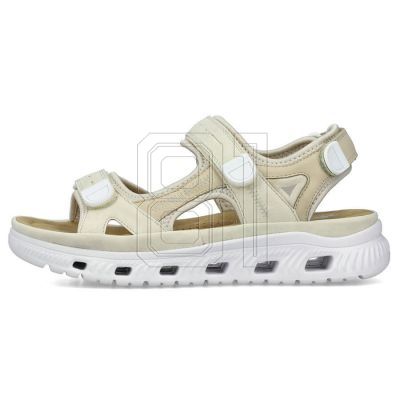 13. Comfortable Velcro sandals Rieker W RKR691 beige