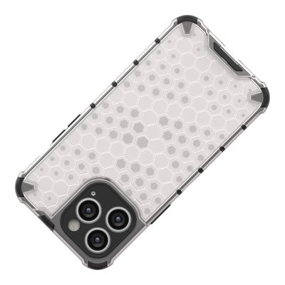 5. Wabenhülle für iPhone 14 Pro Max gepanzerte Hybridhülle schwarz