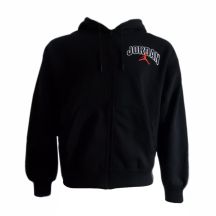 Air Jordan Brooklyn Fleece-Kapuzenpullover mit durchgehendem Reißverschluss, Schwarz - IB7908-010