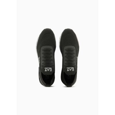 4. EA7 Emporio Armani Legacy Knit Sneakers M X8X171-XK373-N181