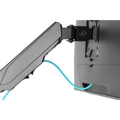 7. Einzelne Wandhalterung für 1 x LCD-Bildschirm, max. 32 Zoll und 8 kg, mit Gasfeder