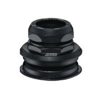 NECO 1 1/8'' h128 schwarzes halbintegriertes Ruder