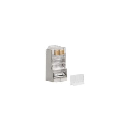LANBERG Netzwerkstecker RJ45 (8P8C) CAT.6 FTP (100 Stück) mit Kabel- und Drahtführung