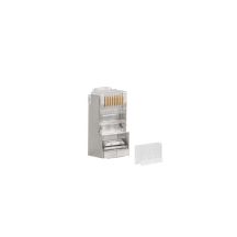LANBERG Netzwerkstecker RJ45 (8P8C) CAT.6 FTP (100 Stück) mit Kabel- und Drahtführung
