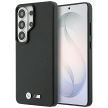 BMW M Metal Logo MagSafe Hülle für Samsung Galaxy S26 Ultra - Schwarz