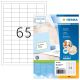 2. HERMA Etiketten A4 38,1x21,2 mm Papier 6500 St.