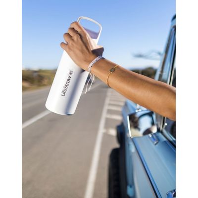 3. LifeStraw LGV42SASWW Wasserfilter-Wasserflasche 0,7 l Blau