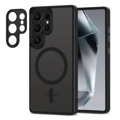 2. Tech-Protect MagCam MagSafe Hülle für Samsung Galaxy S25 Ultra – Schwarz