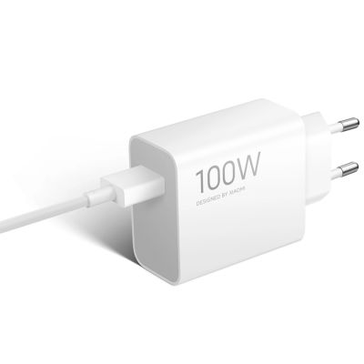 3. Xiaomi MY-19-ER Wandladegerät, 100 W, 6,1 A, 1 x USB-A, mit USB-C-Kabel, Weiß BHR095VEU