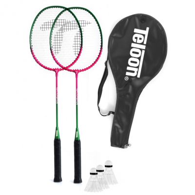 SMJ Badminton-Set /2 Schläger + 3 Federbälle/ TL020