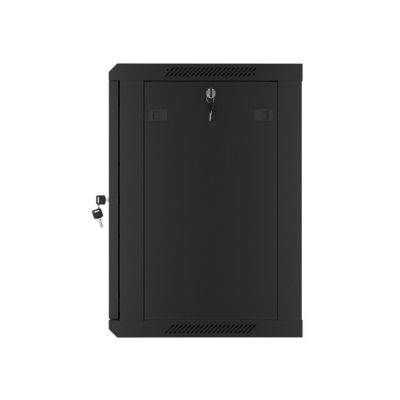 6. Lanberg WF01-6412-00B Wandmontierter Rack-Schrank 19" 12U 600X450 SCHWARZE METALLTÜR (FLACHVERPACKT)