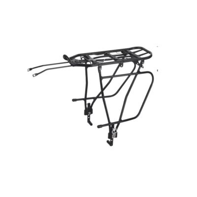 Gepäckträger 24-28'' verstellbar für Aluminiumscheiben, schwarz