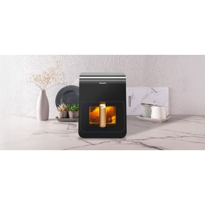 2. Panasonic NF-CC600 Heißluftfritteuse, 6 Liter, 1450 W, Schwarz