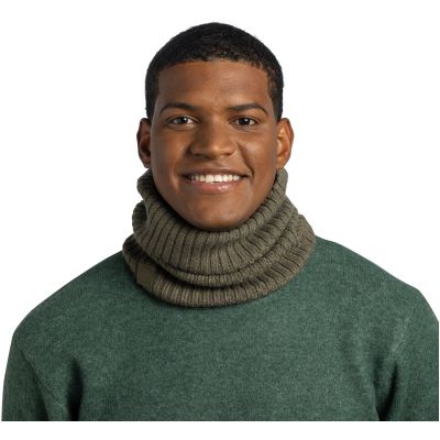 2. Buff Knitted Neckwarmer Norval Halswärmer – bark, Größe: M