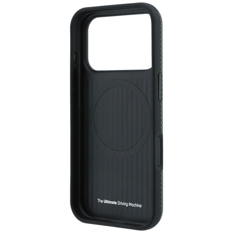 7. BMW M Quadrille Kevlar Dreifarben-Print-Lines MagSafe Hülle für iPhone 18 Pro / 17 Pro - Dunkelgrau