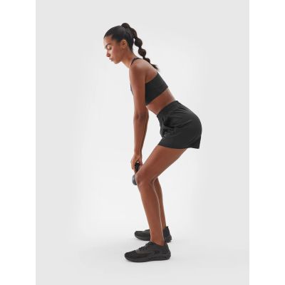 3. Schnelltrocknende Trainingsshorts für Damen 4F 4FWAW24TFSHF705-20S