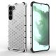 18. Wabenhülle für Samsung Galaxy S23+ gepanzerte Hybridhülle transparent